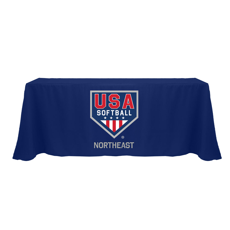 6' Blue Tablecloth, Primary USA & Secondary Association by Region